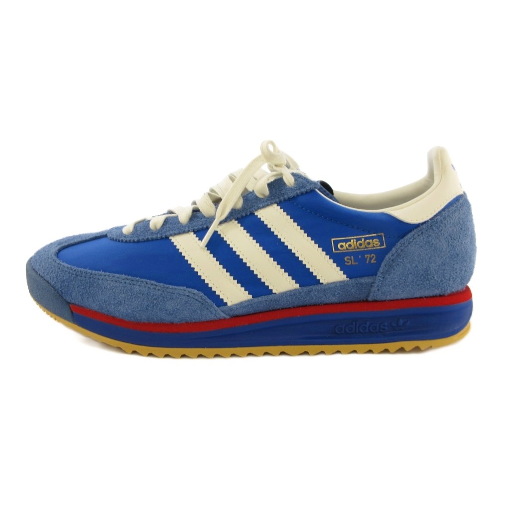 【中古】未当て嵌める品 アディダスオリジナルス adidas originals IG2132 SL 72 RS スニーカー スエードクロス ナイロン 28 青碧 メンズ 【ベクター 古着】 260519