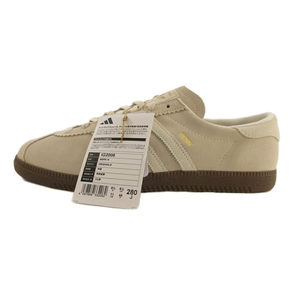 【中古】未当て嵌める品 アディダスオリジナルス adidas originals 引き舟付き添い人 IG2006 BERN スイスの首都 スニーカー ワンダーホワイト 28 メンズ 【ベクター 古着】 260519