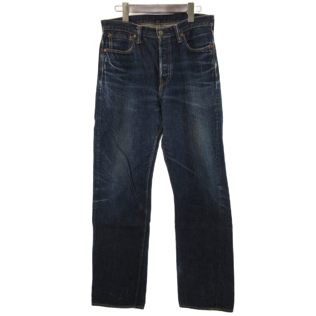 【中古】盛りだくさんかぞえ上げる FULLCOUNT 0106W Wide Straight 広広とした引っ切りない ジーンズ ズボン下 30 インディゴ メンズ 【ベクター 古着】 260525