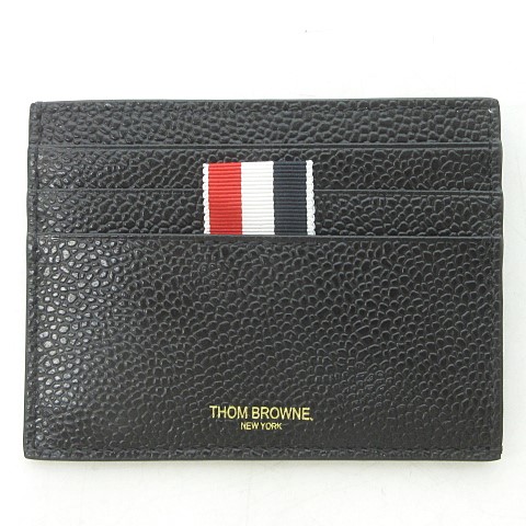 与え 未使用品 トムブラウン THOM BROWNE 箱有 タグ付 カードケース