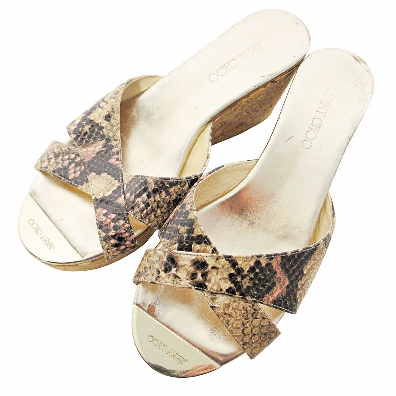 楽天市場】JIMMY CHOO ジミーチュウ サンダル ブラック 黒 サイズ:36