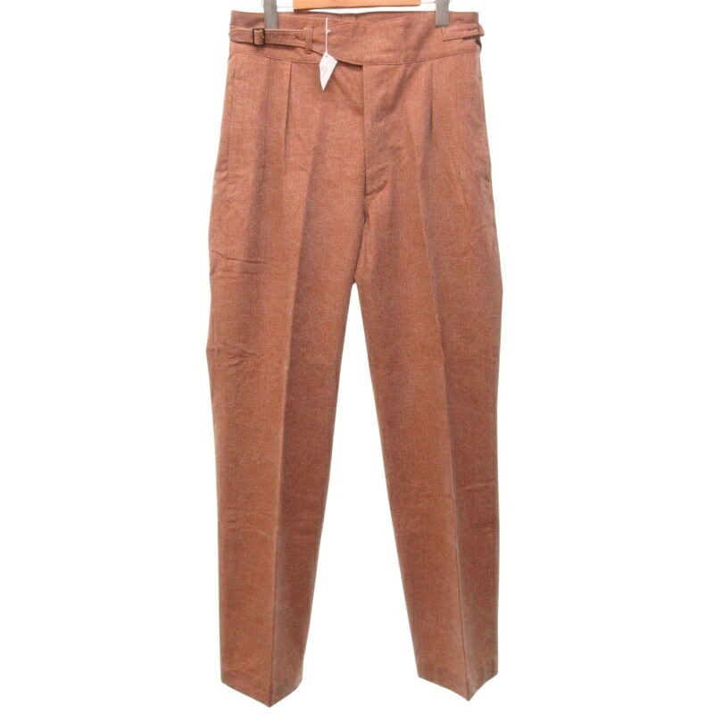【中古】未使用品 オールドジョー OLDJOE 24SS SIDE BUCKLE GURKHA TROUSER グルカパンツ ワークパンツ 32 約M BARK 茶 ■BL3 0830 メンズ 【ベクトル 古着】 250830