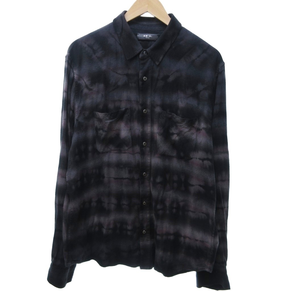 正規品 アミリ AMIRI 18AW グラデーション チェック シャツ サイズL