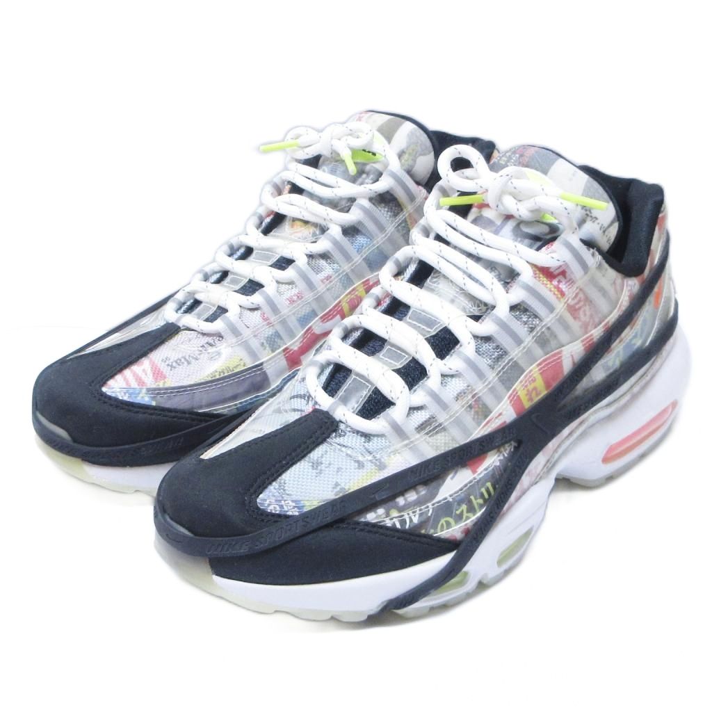 【中古】ナイキ NIKE AIR MAX 95 SE HERITAGE MAGAZINE 大気圏マックス95 ヘリテージ 週刊誌 スウッシュ 市庭 DD5482-902 スニーカー US10 28糎 0225  【ベクター 古着】 260225