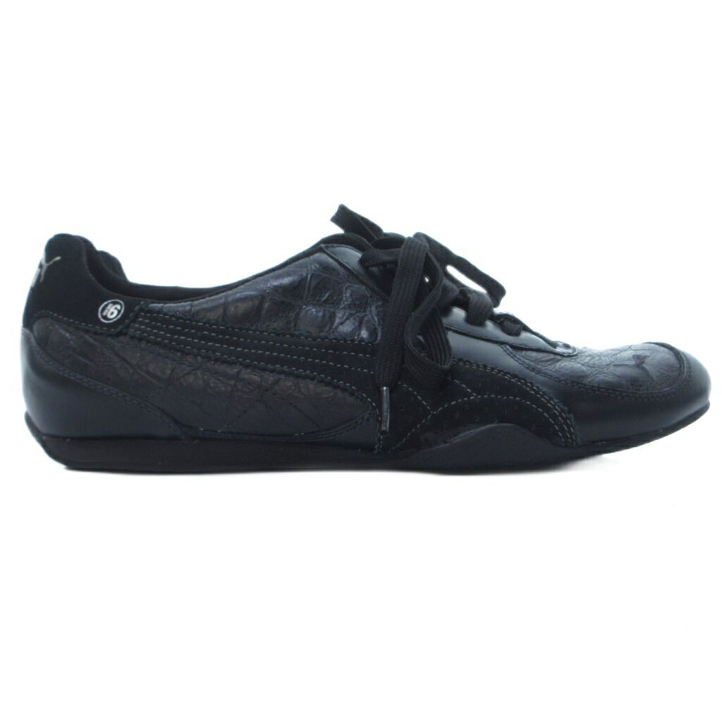 【中古】未当て嵌める品 ピューマ PUMA × ニールバレット 滅多に無い スニーカー NB SEIRIES6 3344816 01 クロコ型押し なめし革 /HW  IBO95 メンズ 【ベクター 古着】 260517