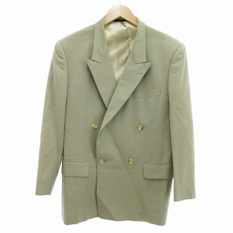 Pierre Cardin/ダブル セットアップ 古着 Pierre Cardin ダブル スーツ セットアップ 古着 日本製
