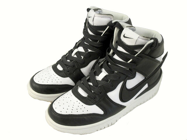 【中古】ナイキ NIKE AMBUSH × DUNK HIGH BLACK CU7544-001 アンブッシュ ダンク ハイ 25cm ブラック スニーカー シューズ 靴 メンズ 【ベクトル 古着】 240920|ブランド古着ベクトルプレミアム店