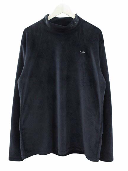 【中古】ムータ muta BOMBERHEAT ボンバーヒート モックネックシャツ MMMK-443269 米国海軍 8 長袖 天鵞絨 トップス メンズ 【ベクター 古着】 250306