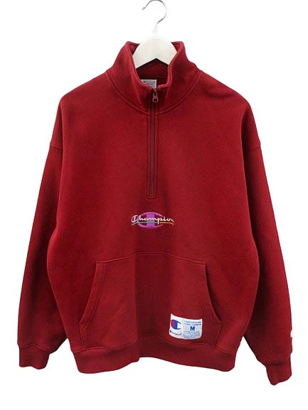 楽天市場】90年代 Champion チャンピオン ハーフジップ スウェット