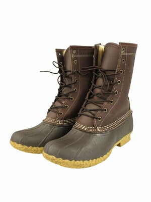 【中古】エルエルビーン L.L.BEAN ビーンブーツ Bean Boots シアリングラインド インサレーテッド 羊毛ライニング USA製 ブラウン 7 メンズ 【ベクトル 古着】 250528