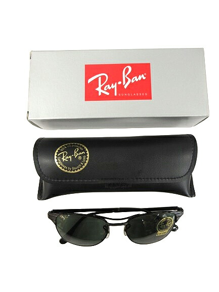 【中古】未当て嵌める品 レイバン RAY BAN ボシュロム B\u0026L  古典派音楽金属元素 ブラックシグネット Black SIGNET 黒眼鏡 W0669 USA メンズ 【ベクター 古着】 250608