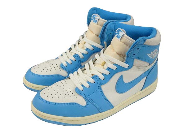 【中古】ナイキ NIKE AIR JORDAN 1 RETRO HIGH OG REIMAGINED DZ5485-402 エア湖 ジョーダン 1 ご機嫌 OG UNC リイマジンド 30珊 青碧 スニーカー シューズ 靴 ☆AA★ メンズ 【ベクター 古着】 250720