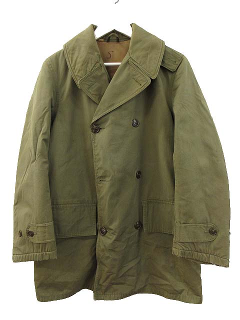 米軍実物　マッキーノコート　ヴィンテージ ベルト付　m43 40s ☆ 米軍実物 US ARMY M-1943 マッキーノ コート メンズ S 程