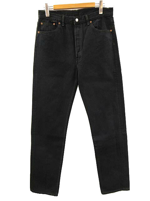 楽天市場】2001年製 USA製 リーバイス501 後染めブラック 実寸W32