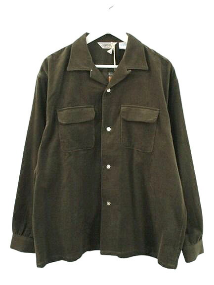 【中古】ファイブブラザー FIVE BROTHER 24AW コーデュロイ 開襟シャツ 152430 ダークオリーブ系 XL 長袖 オープンカラー ボタンシャツ トップス メンズ 【ベクトル 古着】 251122｜ブランド古着ベクトルプレミアム店