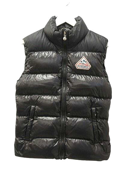 【中古】ピレネックス Pyrenex JOHN ジョン 落ち込む限りない S 黒 黒いこと ジップアップ アウター メンズ 【ベクター 古着】 260109