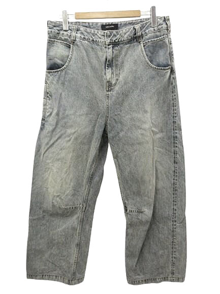 【中古】エンタイアスタジオ entire studio GEM JEANS ES2431SW ワイド デニムパンツ L インディゴブルー 赤耳 ジーンズ セルビッチ ボトムス メンズ 【ベクトル 古着】 260112|ブランド古着ベクトルプレミアム店