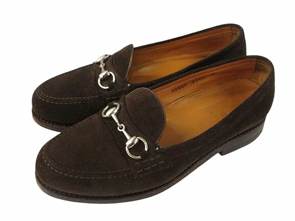 【中古】ジャランスリワヤ Jalan Sriwijaya 98907 ハーフラバー ビットローファー スウェード SIZE 7 ダークブラウン レザー 本革 ビジネスシューズ 革靴 メンズ 【ベクトル 古着】 260115