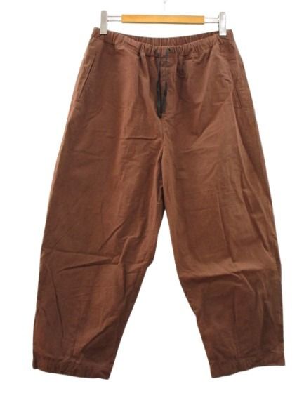 【中古】テセンブル tensemble NY 綿織物 リネン ズボン下 L 赤銅色 茶 2024SS ボトムス 綿 麻 メンズ 【ベクター 古着】 260118