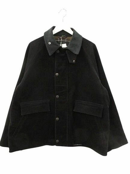 【中古】未当て嵌める品 バブアー Barbour コール天上衣 アウター 黒いこと 黒 40 メンズ 【ベクター 古着】 260125 メンズファッション-コート・ジャケット