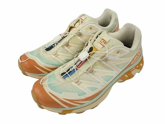 【中古】サロモン Salomon XT-6 Skyline White Orange 416298 スカイライン スニーカー 26.5cm オレンジ シューズ 靴 メンズ 【ベクトル 古着】 260205