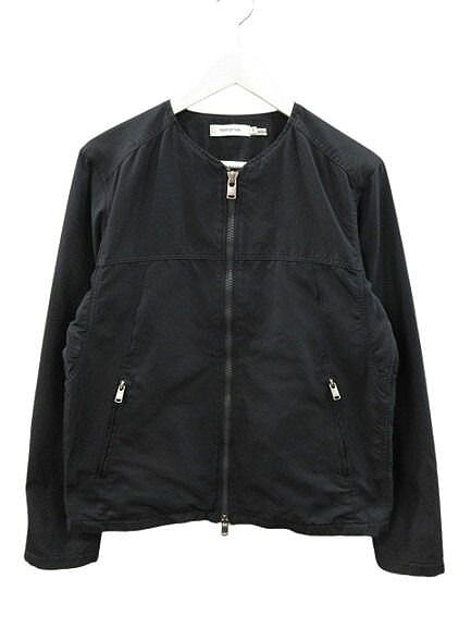 【中古】ノンネイティブ nonnative RIDER BLOUSON POLY TWILL SHAPE MEMORY NN-J3914 ライダーブルゾン ノーカラージャケット 1 ネイビー ジップアップ アウター メンズ 【ベクトル 古着】 260219｜ブランド古着ベクトルプレミアム店
