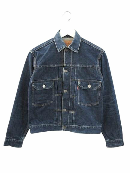 【中古】リーヴァイズジーンズ Levi\u0027s 507XX 2nd 2塁手 バレンシア製 USA製 70502 0003 Gジャン ジーンズ上衣 36 インディゴブルー ジージャン メンズ 【ベクター 古着】 260222