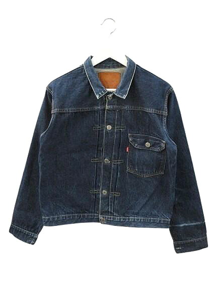 【中古】リーヴァイズジーンズ Levi\u0027s 506XX 1st 一塁手 バレンシア製 USA製  70501 0003  Gジャン ジーンズ上衣 40 インディゴブルー ジージャン メンズ 【ベクター 古着】 260222