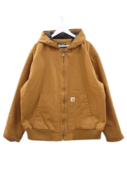 【中古】カーハート carhartt ダック アクティブジャケット XL ブラウン 茶 Loose Fit Duck Insulated Active Jacket J130-M 2024 アウター 上着 メンズ 【ベクトル 古着】 260302|ブランド古着ベクトルプレミアム店