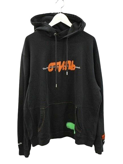 【中古】ヘロンプレストン HERON PRESTON CTNMB Spray Pack Hoodie HMBB005S20896027 フーディー プルオーバー パーカー S 黒 ブラック 長袖 トップス メンズ 【ベクトル 古着】 260304