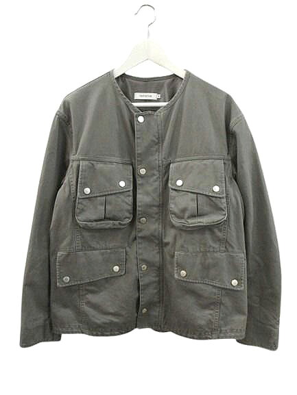 【中古】ノンネイティブ nonnative 25AW RIDER JACKET COTTON DRILL PIGMENT DYE WITH WINDSTOPPER NN-J4712 ライダージャケット 1 グレー アウター メンズ 【ベクトル 古着】 260304