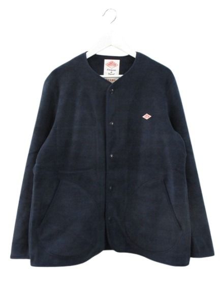 【中古】未使用品 ダントン DANTON BEAMS 別注 フリースジャケット M ネイビー 紺 アウター 上着 メンズ 【ベクトル 古着】 260320