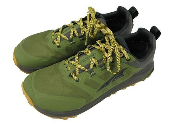 【中古】ALTRA LONE PEAK 9 WP LOW AL0A85PM315 アルトラ ローンピーク 9 ウォータープルーフ ロー スニーカー US10.5 グリーン シューズ 靴 メンズ 【ベクトル 古着】 260324