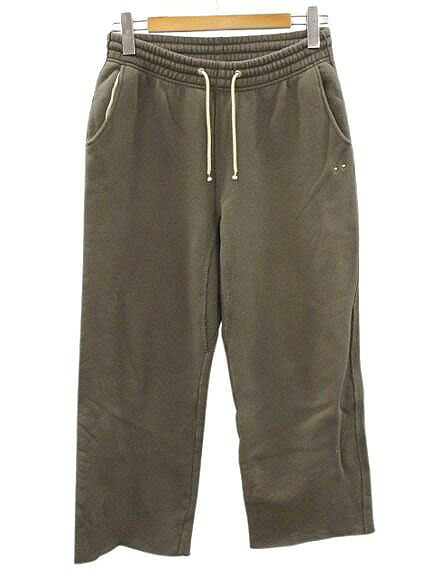 【中古】SUGARHILL シュガーヒル TIRPLE STITCHED SWEAT PANTS 22SSSW03 スウェットパンツ 2 グレージュ系 ワイド カットオフ ボトムス メンズ 【ベクトル 古着】 260324