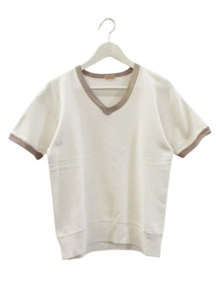【中古】ヘインズ Hanes 60s WIND SHIELD Vネック 半袖スウェットシャツ ヴィンテージ ホワイト M メンズ レディース 【ベクトル 古着】 260326