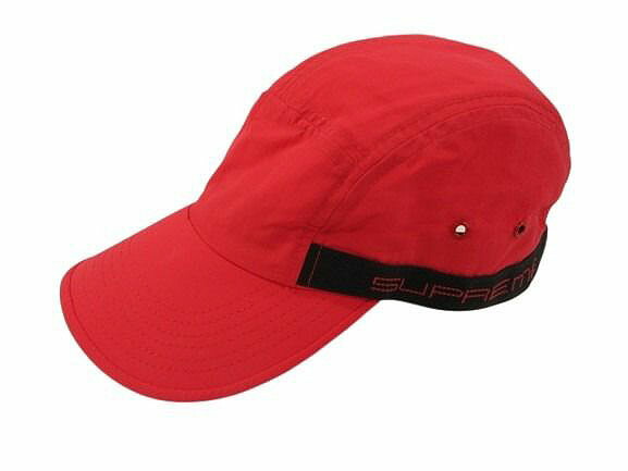 【中古】シュプリーム SUPREME 23SS Sport Webbing Camp Cap 難民キャンプ 旗がしら 赤 赤いこと ロゴタイプ刺しゅう 鳥打ち帽 頭顱御召しもの ☆AA★ メンズ 【ベクター 古着】 260326