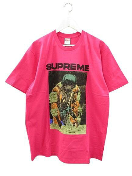 【中古】シュプリーム SUPREME Ronin Tee ローニン Tシャツ L ピンク プリント 半袖 カットソー トップス ☆AA★ メンズ 【ベクトル 古着】 260330｜ブランド古着ベクトルプレミアム店