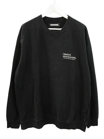 【中古】ネイバーフッド NEIGHBORHOOD 流汗 202UWNH-CSM01 長袖 調教師 L 黒 黒いこと トップス ☆AA★ メンズ 【ベクター 古着】 260410