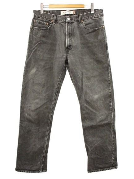 【中古】リーバイス Levi's 505 ブラックデニム ジーンズ メキシコ製 05年 レギュラーフィット W38 メンズ 【ベクトル 古着】 260413