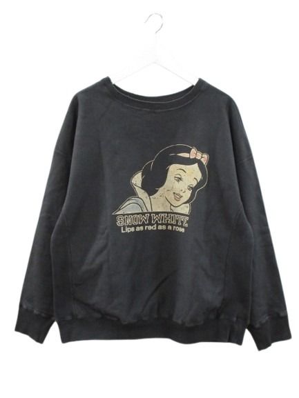 【中古】バウワウ BOWWOW SNOW WHITE SWEAT SHIRTS 白雪姫 ヴィンテージ産業 汗水 ティーシャツ プルオーバー L ウォルトディズニー 2024SS メンズ 【ベクター 古着】 260418