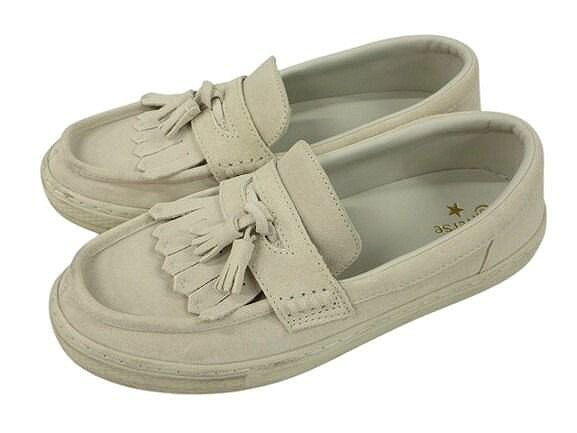 【中古】コンバース CONVERSE ALL STAR COUPE LOAFER SUEDE 38001530 オールスター クップ ローファー スエード 25.5cm グレー系 ローファー スニーカー シューズ 靴 メンズ 【ベクトル 古着】 260430|ブランド古着ベクトルプレミアム店