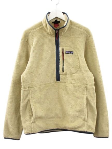 【中古】パタゴニア Patagonia リツール ティーシャツ フリース M ベージュ系 上衣 アウター 厚地の外套 メンズ 【ベクター 古着】 260508