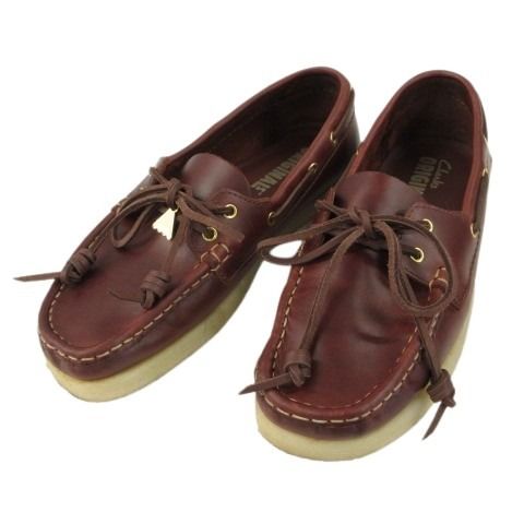 【中古】クラークス clarks Godney Boat ゴドニーボート UK6 ブリティッシュタンレザー 甲板シューズ 2026SS 靴 レディース 【ベクター 古着】 260514