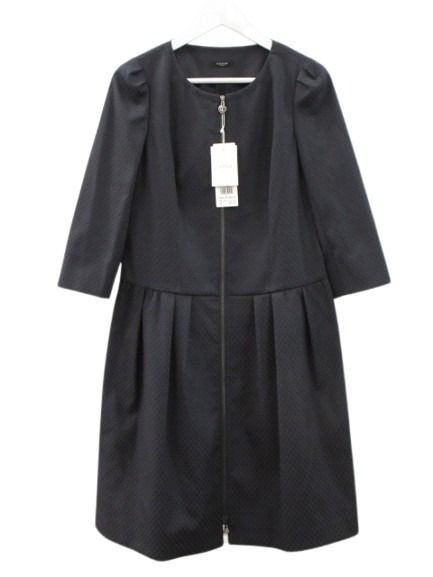 【中古】未当て嵌める品 コトゥー COTOO  ジャかばい立て ジップ 衣裳 40 米国海軍 紺 厚地の外套 厚地の外套 アウター 長袖 レディース 【ベクター 古着】 260518