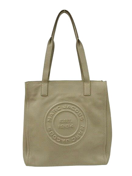 【中古】マークジェイコブス MARC JACOBS レザー トートバッグ H051L01FA21 グレージュ系 ショルダーバッグ 本革 BAG カバン 肩掛け鞄 ☆AA★ レディース 【ベクトル 古着】 260522｜ブランド古着ベクトルプレミアム店
