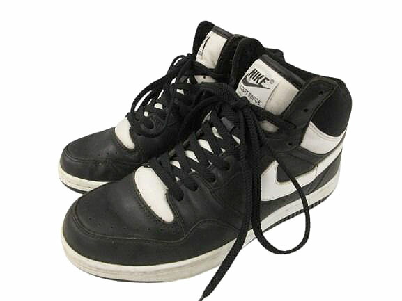 【中古】ナイキ NIKE HTM COURT FORCE HIGH 311749 011 コートフォースハイ 26珊 黒 黒いこと スニーカー シューズ 靴 メンズ 【ベクター 古着】 260529