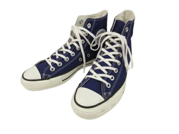 【中古】コンバース CONVERSE オールスター 御機嫌取りすてる スニーカー 日本製 MADE IN JAPAN 紫 パープル 7 1/2 26糎 シューズ 靴 メンズ 【ベクター 古着】 260604