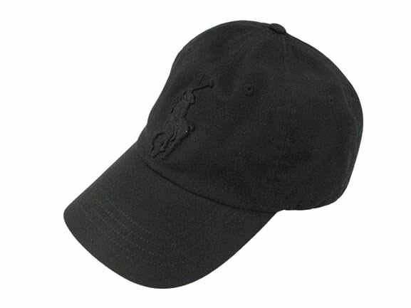 【中古】ポロ ラルフローレン POLO RALPH LAUREN ビッグポニー 刺しゅう 旗がしら 黒 黒いこと かぶり笠 尖端お召しもの メンズ 【ベクター 古着】 260606