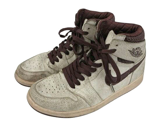 【中古】ナイキ NIKE AIR JORDAN 1 HI OG SP A Ma Maniere sail DO7097-100 エアジョーダン 1 ハイ ア マ マニエール 26cm ホワイト スニーカー シューズ 靴 ☆AA★ メンズ 【ベクトル 古着】 260616｜ブランド古着ベクトルプレミアム店