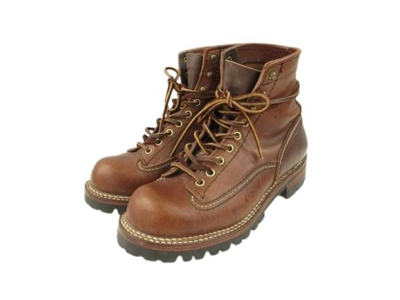 【中古】ロンウルフ LONE WOLF LW00125 ロガーブーツ LOGGER レザー ブラウン 7 メンズ 【ベクトル 古着】 260705｜ブランド古着ベクトルプレミアム店